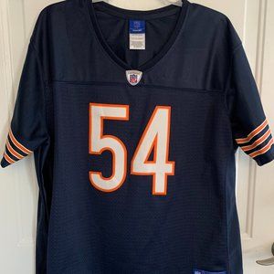 NFL Equipment Football Jersey # 54 Urlacher Size XL Chicago Bears! Go Bears!
